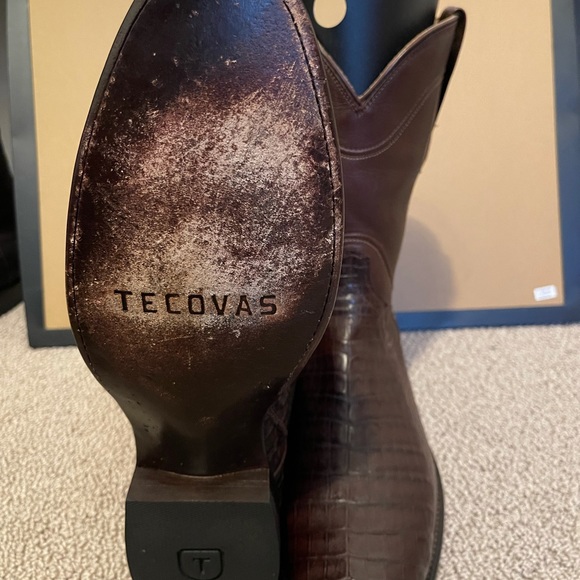 Tecovas “the cole” roper Chocolate Caiman - Picture 2 of 2